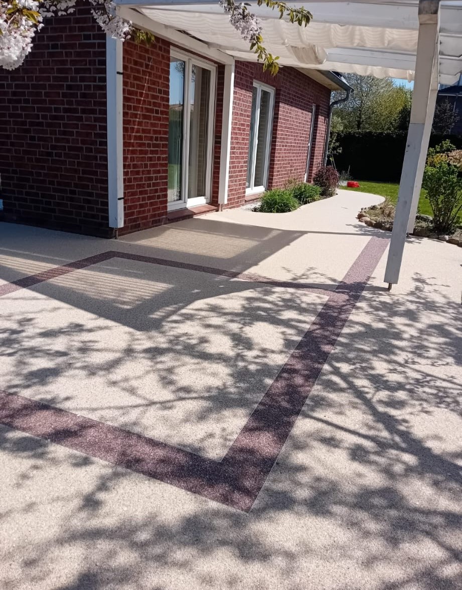 Nachher: Terrasse vor und nach der Verlegung